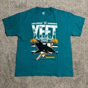 WWE x San Jose Sharks YEET 2025 Collab Tee